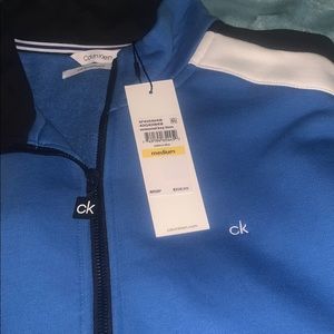 Calvin Klein Palace Blue Zip Up Sweatshirt